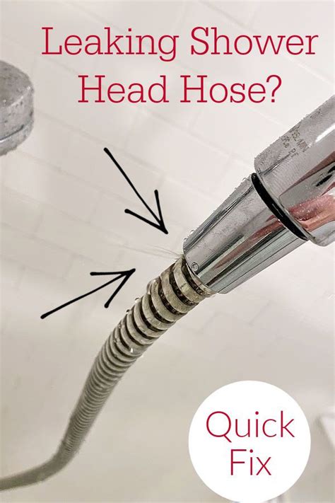 leaky shower hose|How to Fix Leaking Shower Hose in 5 Minutes